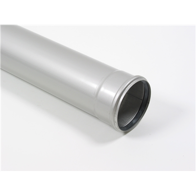 Blücher EuroPipe rör 1 muff 110x3000 Rostfri